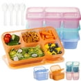 Greentainer Meal Prep Lunch Boxes with 5 Compartments, Food Storage
