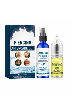2026 New Piercing Aftercare Kit, Ear Piercing Aftercare Kit Piercing Set the and Discomfort of Ear Piercing Ear Piercing Solution Piercing Follow Up Solution, Blue