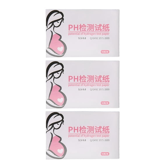 Greenvica 3 Sets Amniotic Fluid Test Strip Maternity Home High Sensitivity Feminine PH Test Strips