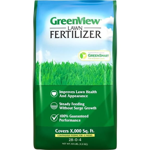 Greenview 2229914 Lawn Fertilizer - 28-0-4 - 5000 sq. ft.