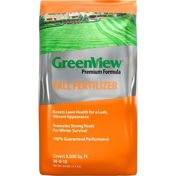 Greenview 2230009 Premium Formula Fall Fertilizer - 30-0-12 - 4000 sq. ft.