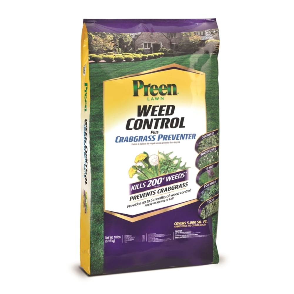 GreenviewPreen Lawn Weed Control Plus Crabgrass Preventer 5000 Sq Ft