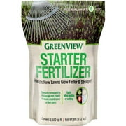 Greenview Spring or Fall Lawn Starter Fertilizer - 8 lb. Bag - Covers 2,500 sq. ft.