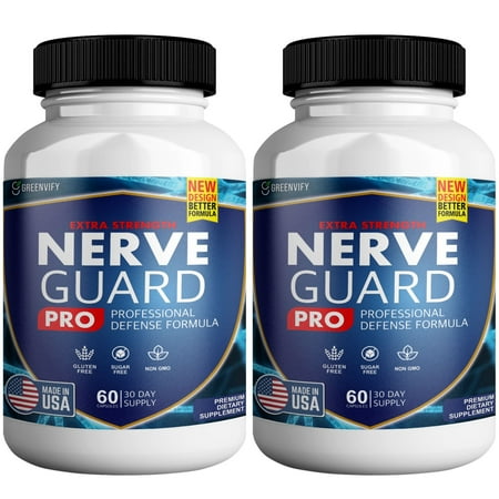 Nerve Guard Plus Pro Advanced Nerve Support Supplement with Alpha Lipoic Acid, B Vitamins & Herbal Extracts,