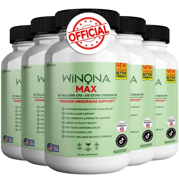 Greenvify Winona Max Premium Menopause Support Supplement, Extra Strength.