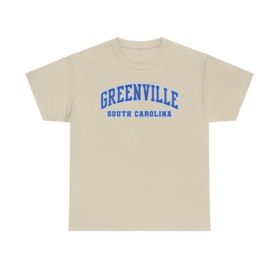 Greenville South Carolina SC Shirt Gifts Tshirt Crew Neck Short Sleeve