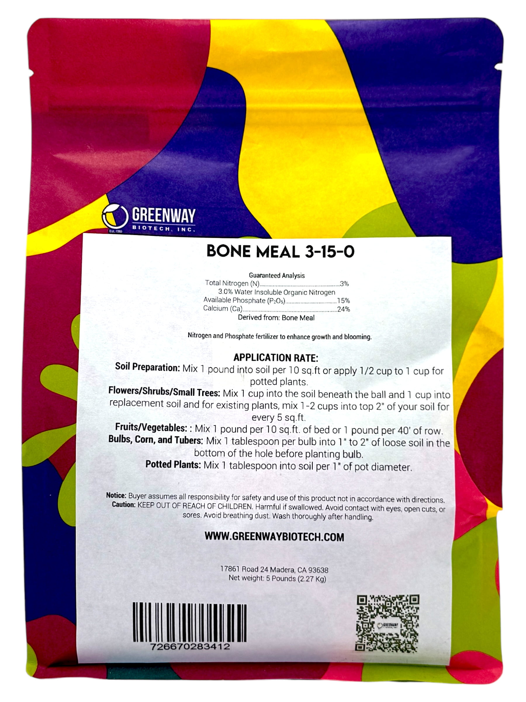 Greenway Biotech Bone Meal Fertilizer - Thumbnail 4