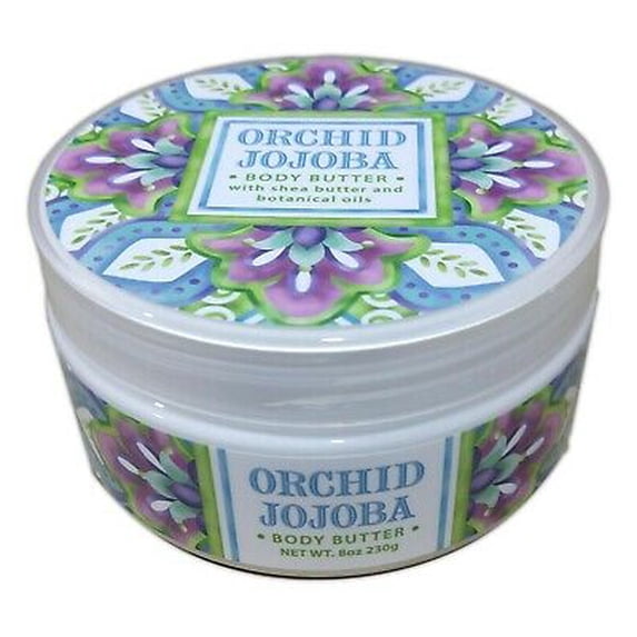 Greenwich Bay ORCHID JOJOBA Body Butter Lotion with Shea Butter, 8 oz.