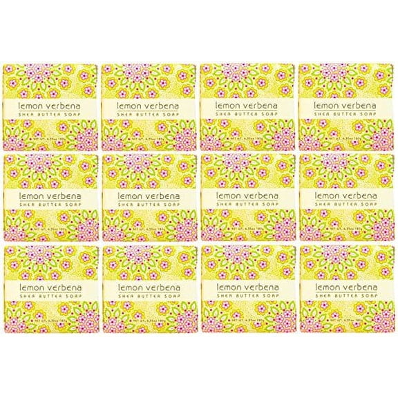 Greenwich Bay Trading Company 1.9oz Soap Bulk Packs of 12 (Lemon Verbena)