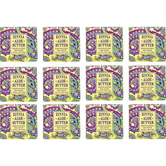 Greenwich Bay Trading Company 1.9oz Soap Bulk Packs of 12 (Zinnia)