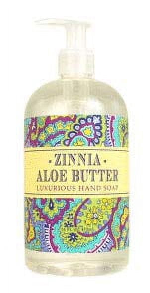 Greenwich Bay Trading Company Botanical Collection: Zinnia Aloe Butter 16oz Hand Soap