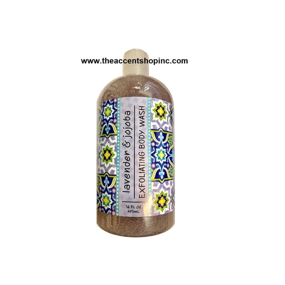 Greenwich Bay Trading Exfoliating Body Wash 16oz - Lavender & Jojoba (R2Q)