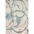 thumbnail image 1 of Greenwich Collection Abstract Contemporary Wool & Viscose Hand Tufted Area Rug - Ivory - 5 ft. 6 in. x 8 ft. 6 in., 1 of 1