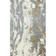 thumbnail image 1 of Greenwich Collection Abstract Contemporary Wool & Viscose Hand Tufted Area Rug, Ivory & Grey - 7 ft. 9 in. x 9 ft. 9 in., 1 of 1