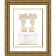thumbnail image 1 of Greenwood, Amanda 15x18 Gold Ornate Wood Framed with Double Matting Museum Art Print Titled - Creame Shoes with Box, 1 of 4