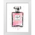 thumbnail image 1 of Greenwood, Amanda 25x32 White Modern Wood Framed Museum Art Print Titled - Black Inky Perfume in Taffy, 1 of 4