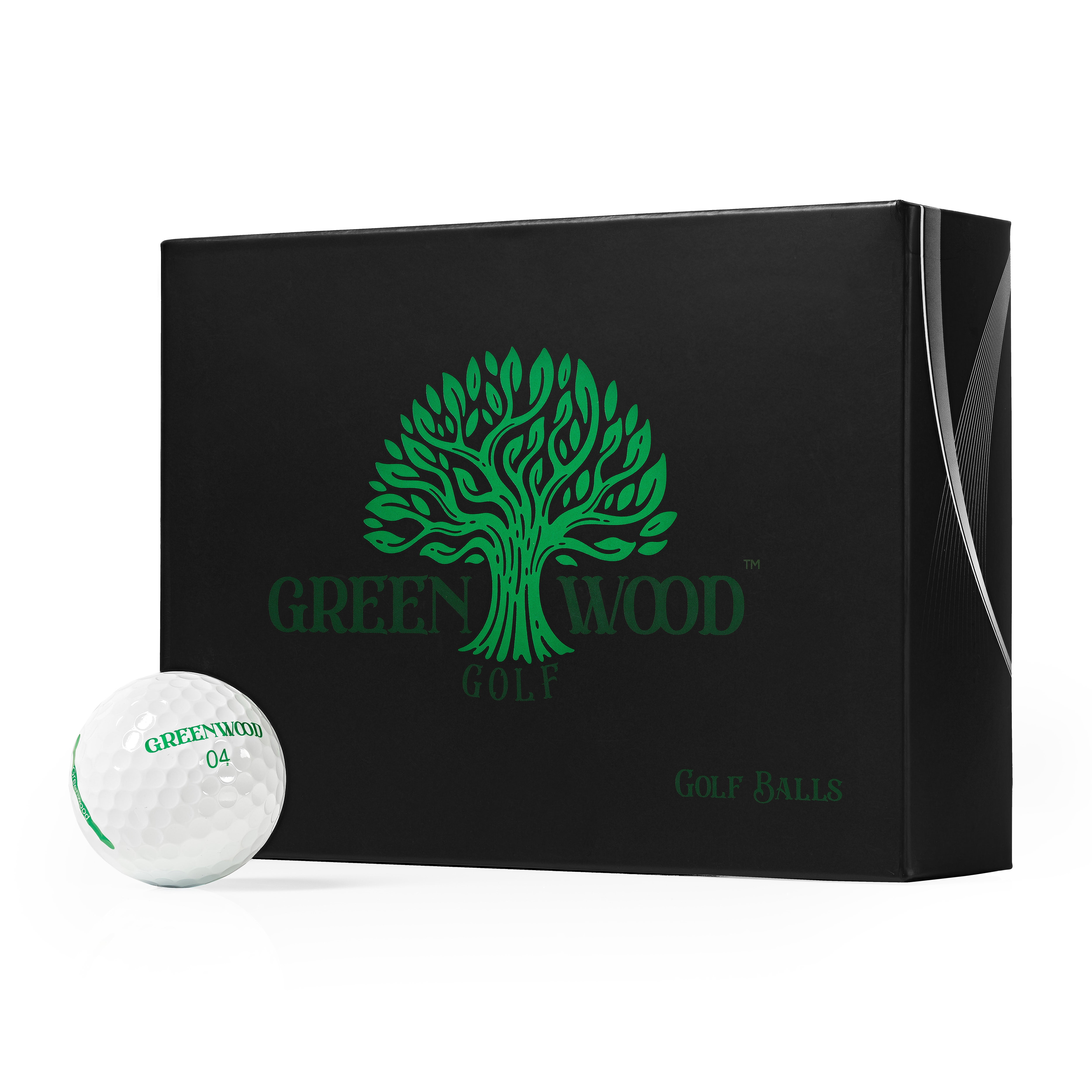 Greenwood GOLF Balls 3Piece Urethane Cover Signature Ball High