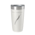 thumbnail image 1 of Greenwood Lake Map Tumbler Travel Mug Insulated Laser Engraved Coffee Cup New Jersey York 20 oz White, 1 of 1