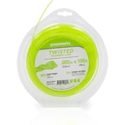 Greenworks 0.080" 100-Foot Twisted String Trimmer Line