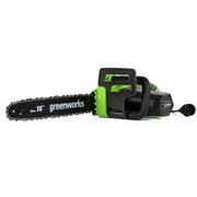  Greenworks 40V 16 Brushless Cordless Chainsaw (Great For Tree  Felling, Limbing, Pruning, and Firewood / 75+ Compatible Tools), 4.0Ah  Battery and Charger Included : Power Chain Saws : Patio, Lawn & Garden