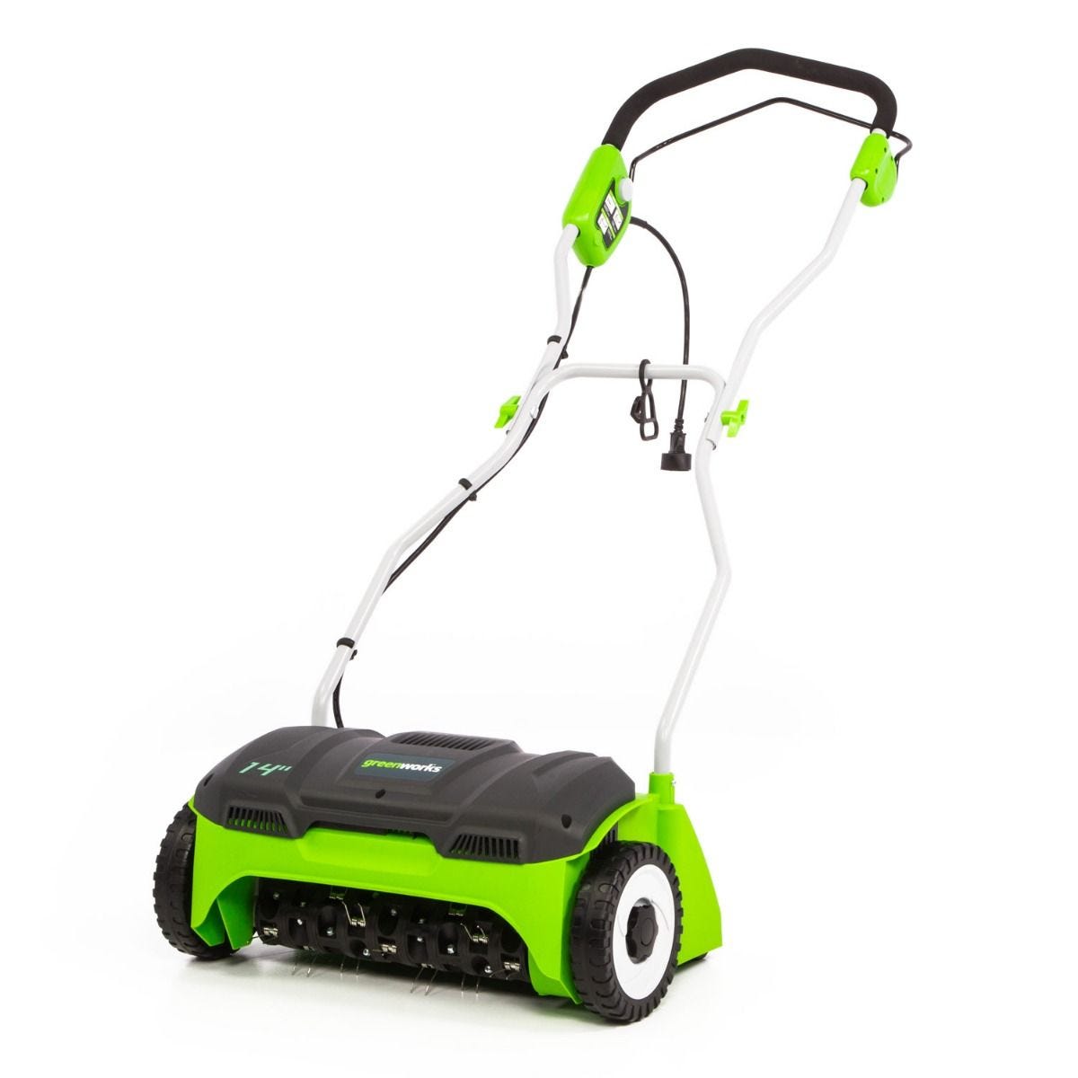 Greenworks 14 in. 10 Amp Corded Electric Dethatcher, DT14B00 - image 1 of 12