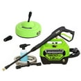 thumbnail image 1 of Greenworks - 1900 PSI 1.2 GPM Electric Pressure Washer Combo Kit - Green, 1 of 10