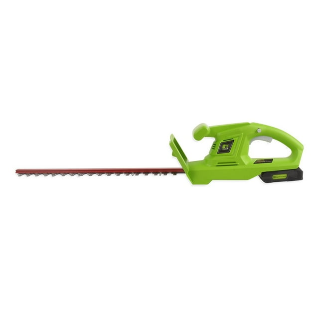 Greenworks 20" 24V Hedge Trimmer with 2Ah Battery and Charger Included