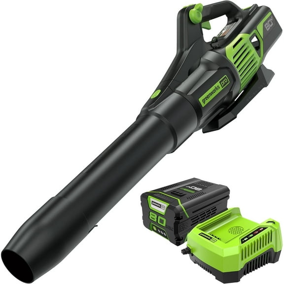 Greenworks 2424402VT 80V 730CFM Axial Handheld Leaf Blower