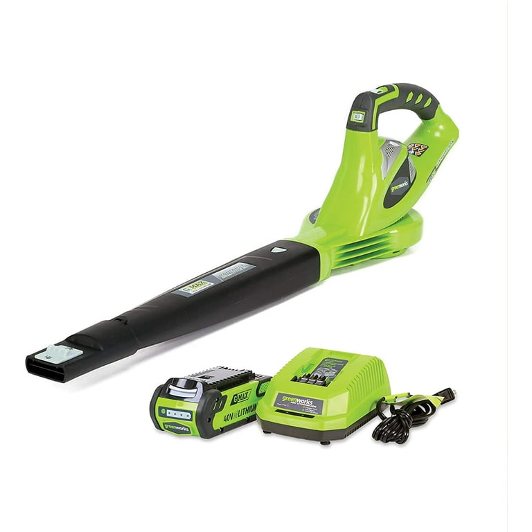 Greenworks 24252 40v 150 mph variable speed cordless leaf blower deals