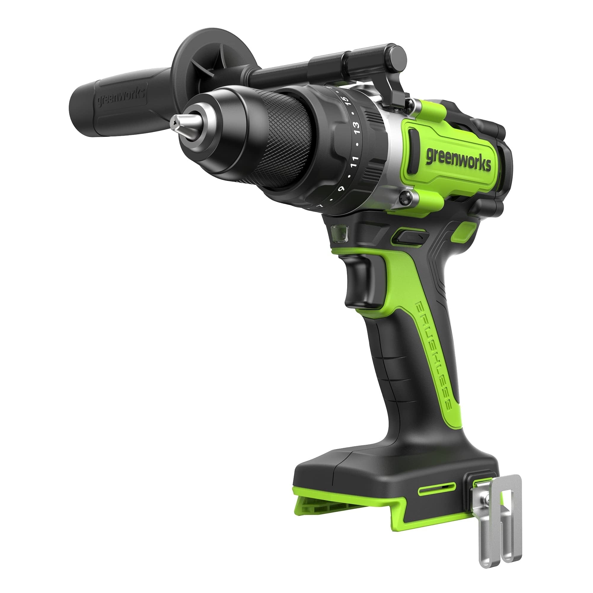Greenworks 24V Brushless 1/2" Hammer Drill ,1240 in.-lbs,Tool Only