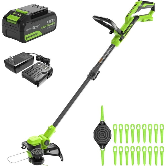 Greenworks 24V 12" BR String Trimmer/Edger Kit
