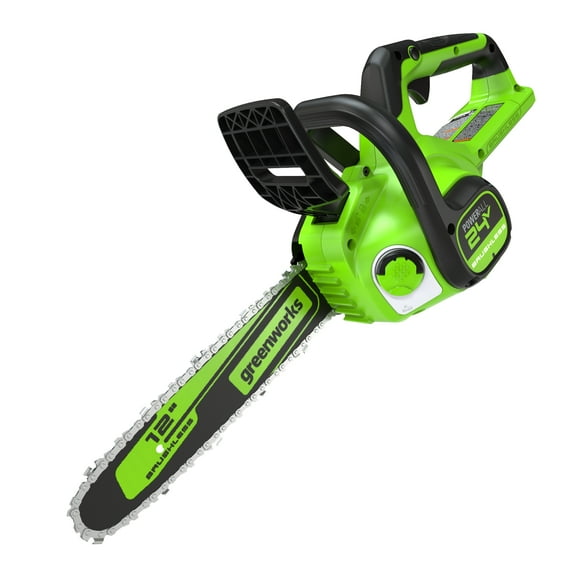 Greenworks 24V 12-inch Brushless Chainsaw, Tool Only, CS24L00