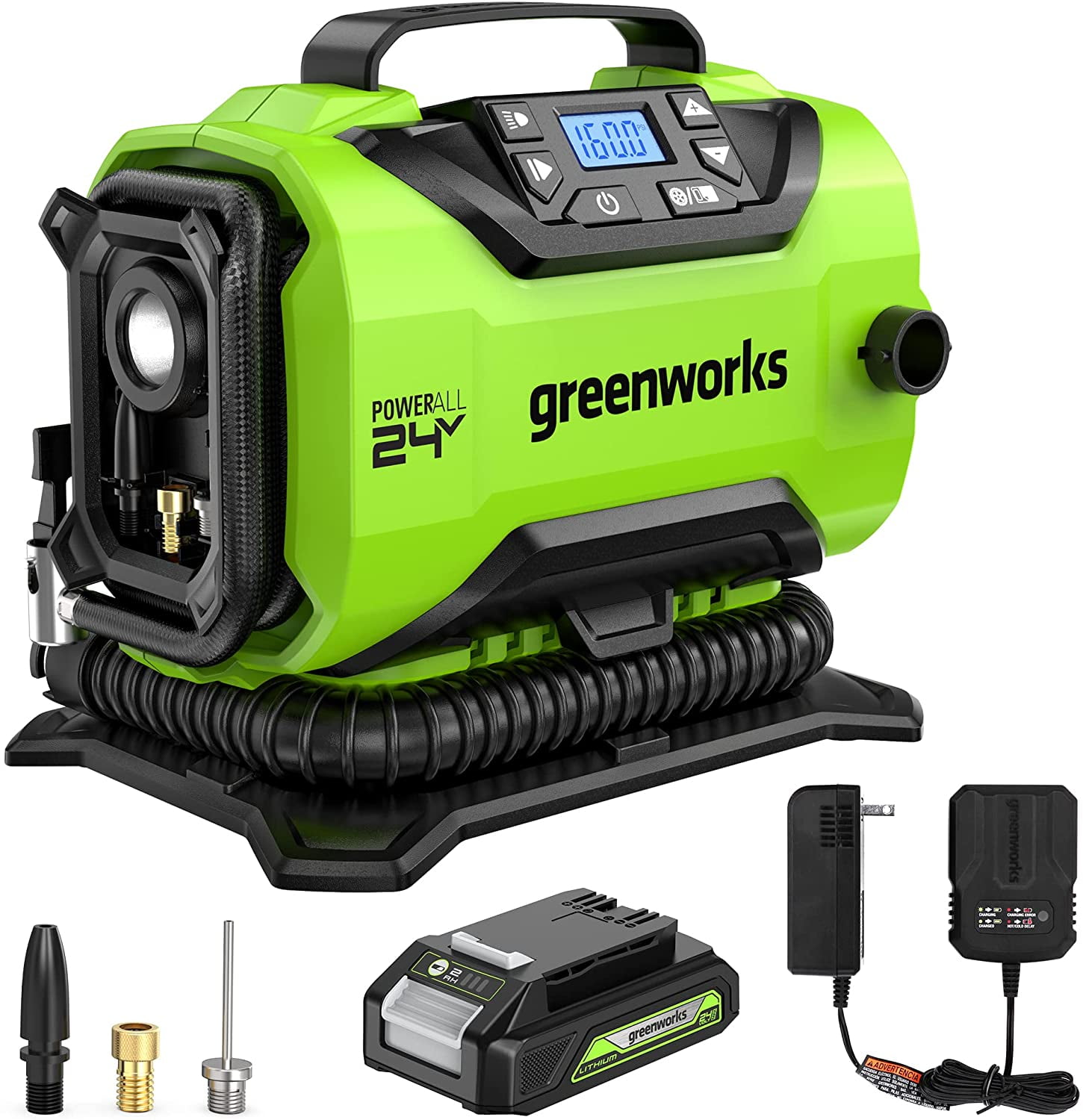 Greenworks 24V High Pressure Electric Air Compressor with