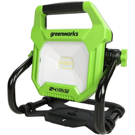 Greenworks - 24 Volt 2000 Lumen LED Work Light AC/DC (Battery and Charger Not Included) - Green