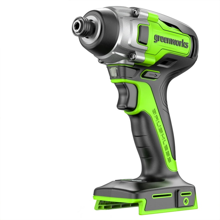 Greenworks 24V Brushless 1 4 Hex Chuck Impact Driver Battery Charger Not Included 3703502AZ