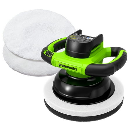 Greenworks - 24 Volt Buffer (Battery & Charger Not Included) - Green