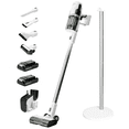 thumbnail image 1 of Greenworks 24V Cordless Battery White Deluxe Stick Vacuum with (2)4.0 Ah USB-C Battery & 30-Minute Super Charger, 1 of 8