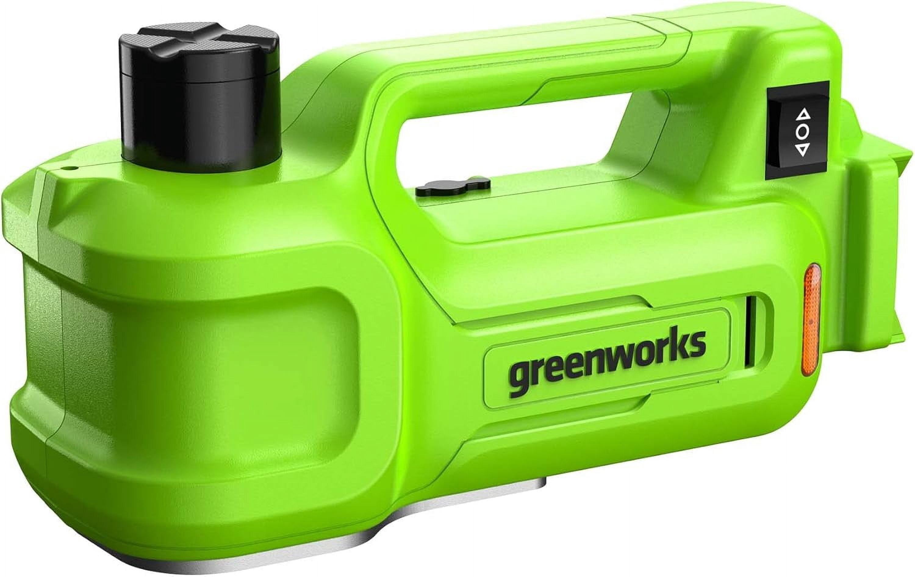 Greenworks 24V Cordless 3-Ton Car Jack - Electric Hydraulic Jack With LED Lights (Tool Only)