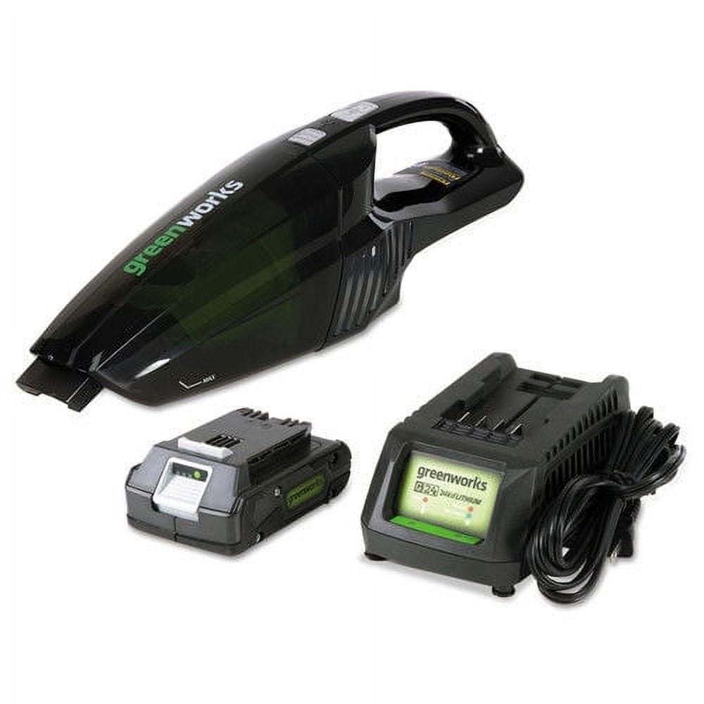 Greenworks Green 24V Brushless Cordless Stick Vacuum Lightweight Handheld