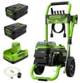 thumbnail image 1 of Greenworks 3000 PSI at 2.0 GPM 60 V Battery-Powered Cold Pressure Washer, 1 of 12
