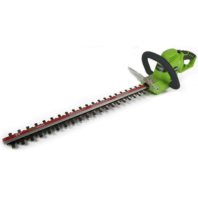 BLACK+DECKER 18-in Corded Electric Hedge Trimmer in the Hedge Trimmers  department at