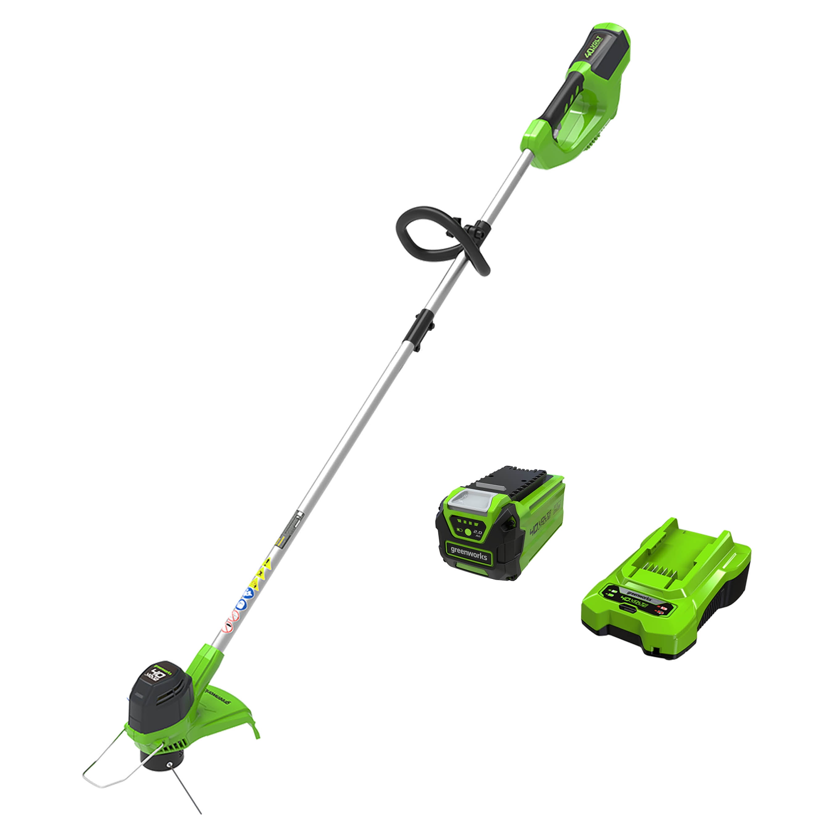 Walmart Black Friday Deals 2025 Greenworks 40V 12" String Trimmer with 2.0 Ah Battery & Charger 2101602