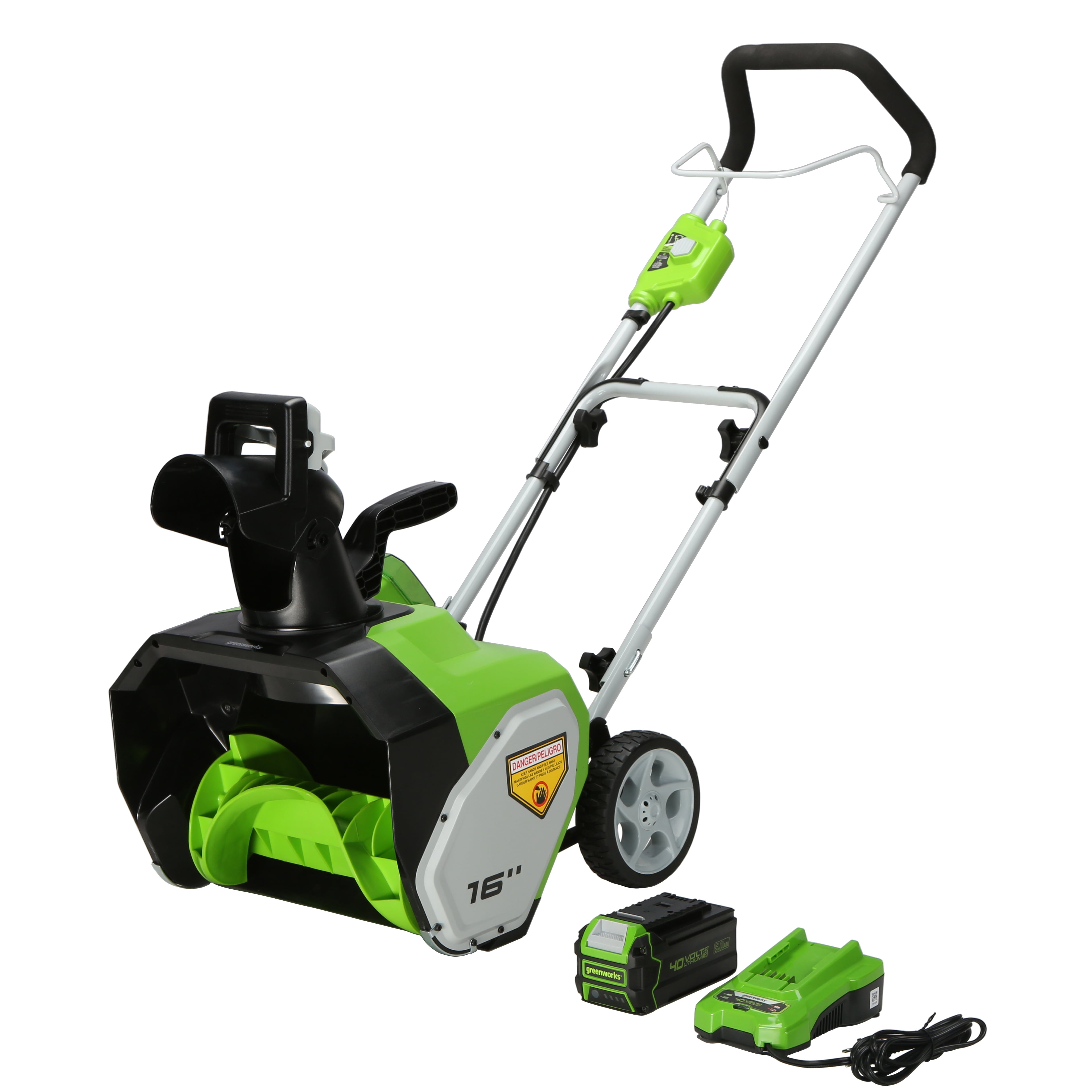 Greenworks 40V 16″ Cordless Snow Thrower + (1) 5Ah USB Battery & Charger Sansujyuku sansujyuku.com