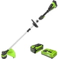 thumbnail image 1 of Greenworks 40V 17-Inch Brushless String Trimmer, 8Ah Battery and Rapid Charger Included, 1 of 8