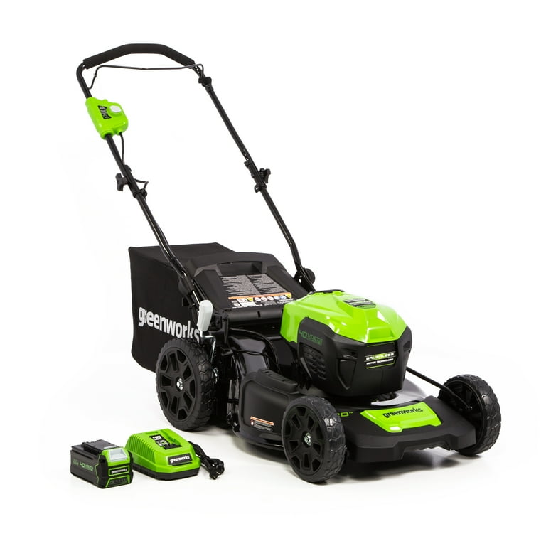 Greenworks 40-volt Lithium Ion Push 20-in Cordless Electric Lawn Mower Greenworks 40-volt Lithium Ion Push 20-in Cordless Electric Lawn Mower