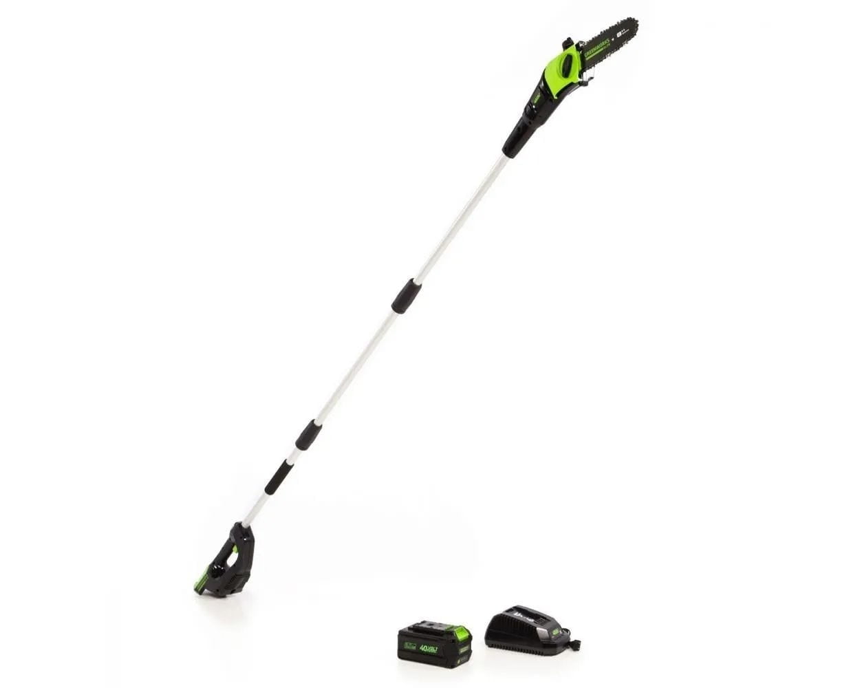 Greenworks 40V 8″ Cordless Pole Saw with 2.0 Ah Battery and Charger Gen II 1403702 Sansujyuku sansujyuku.com