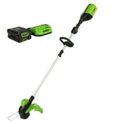 Greenworks 60V 13" Cordless Battery String Trimmer with 2.0Ah Battery & Charger 2122902