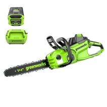 Greenworks 60V 14” 1.2kW Chainsaw with 2.5 Ah Battery & 3 Amp Charger 2028702