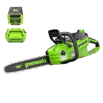 Greenworks 60V 16" 1.5kW Brushless Chainsaw with 2.5 Ah Battery & 3 Amp Charger 2028602