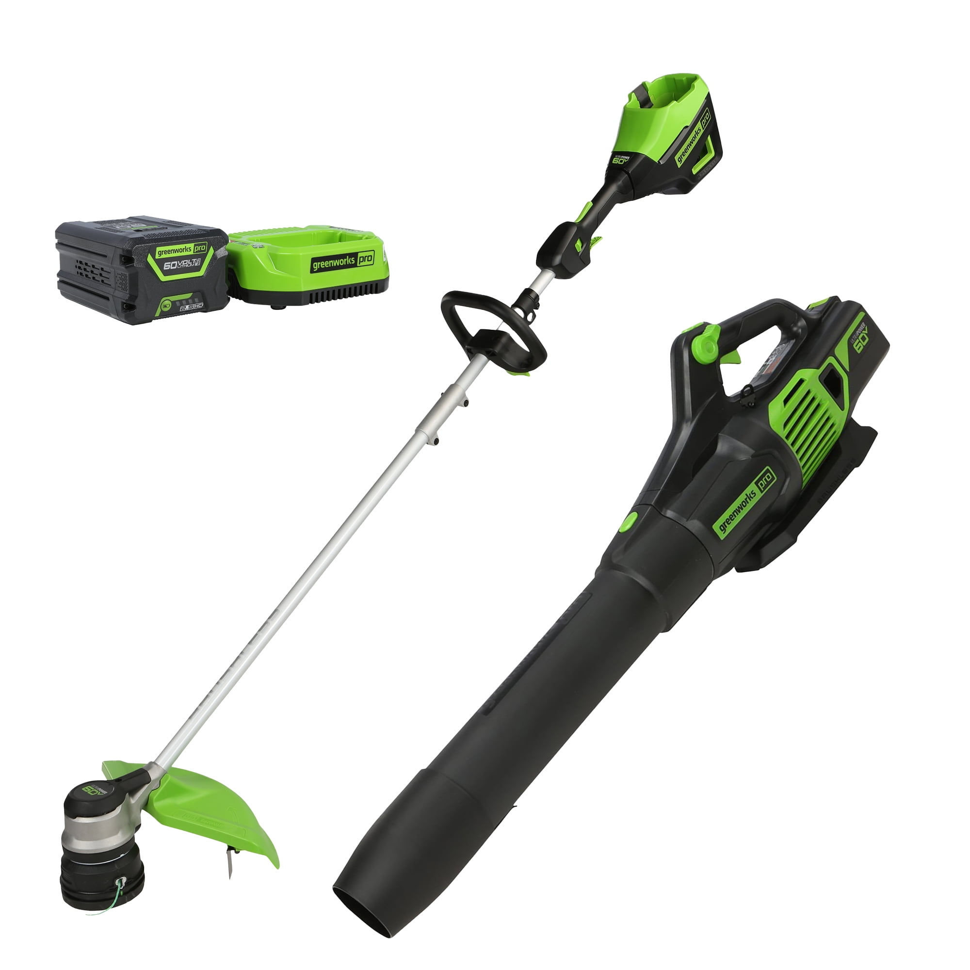 Greenworks 60v 16 Cordless Brushless String Trimmer 610 Cfm Leaf Greenworks 60v 16 Cordless Brushless String Trimmer 610 Cfm Leaf